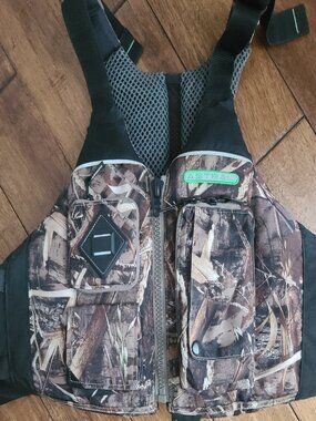 Astral Style Ronny Chest Sz M/L 38-44" Personal Floatation Vest Aid Camo Green